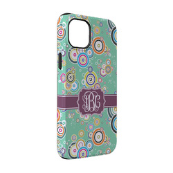 Colored Circles iPhone Case - Rubber Lined - iPhone 14 (Personalized)