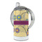 Ovals & Swirls 12 oz Stainless Steel Sippy Cups - FULL (back angle)
