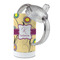 Ovals & Swirls 12 oz Stainless Steel Sippy Cups - Top Off