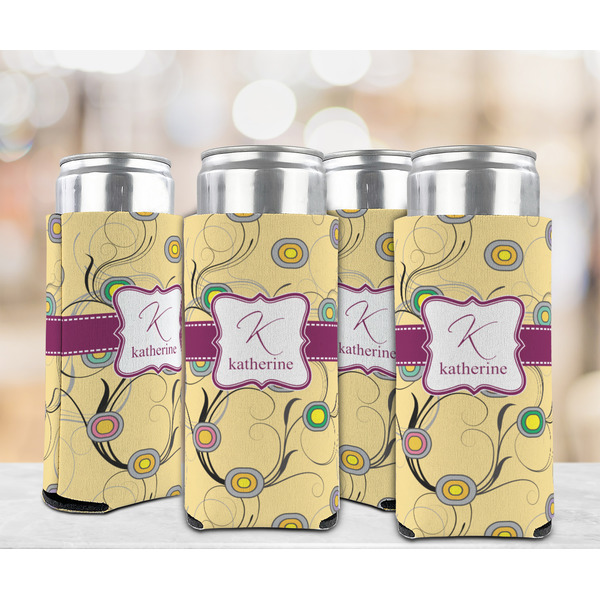 Ovals & Swirls 12oz Tall Can Sleeve - Set of 4 - LIFESTYLE