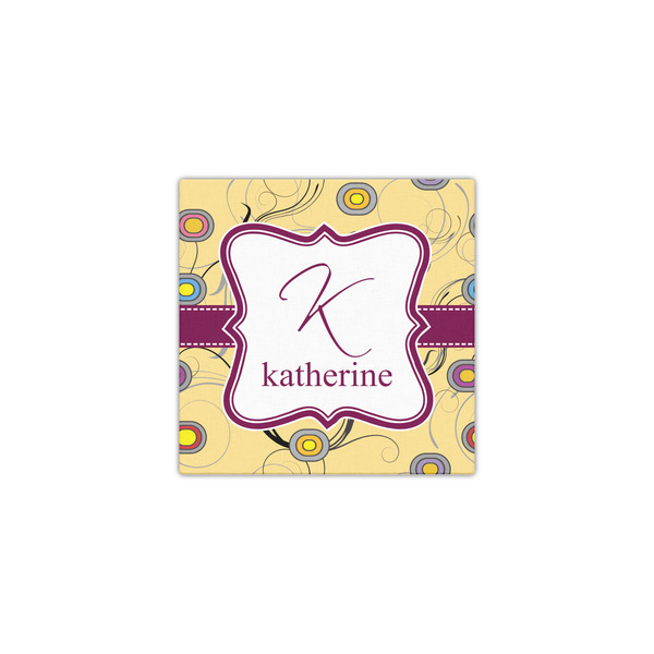 Ovals & Swirls 12x12 - Canvas Print - Front View