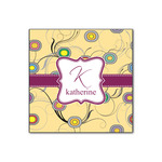 Ovals & Swirls Wood Print - 12x12 (Personalized)