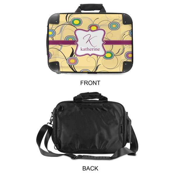 Ovals & Swirls 15" Hard Shell Briefcase - APPROVAL