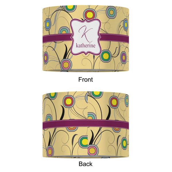 Ovals & Swirls 16" Drum Lampshade - APPROVAL (Fabric)