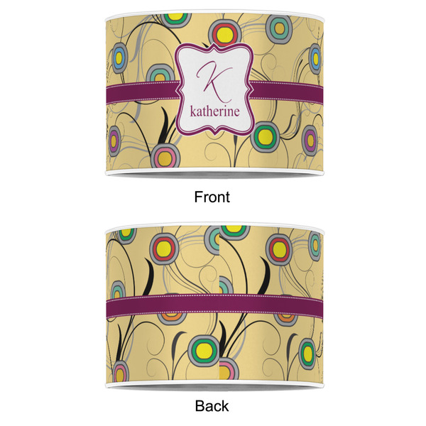 Ovals & Swirls 16" Drum Lampshade - APPROVAL (Poly Film)