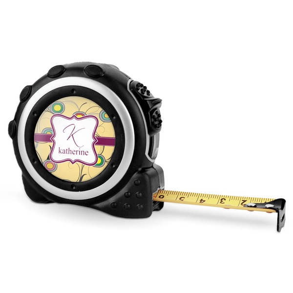 Custom Ovals & Swirls Tape Measure - 16 Ft (Personalized)