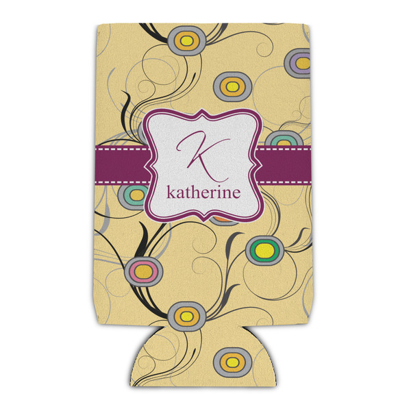 Custom Ovals & Swirls Can Cooler (16 oz) (Personalized)