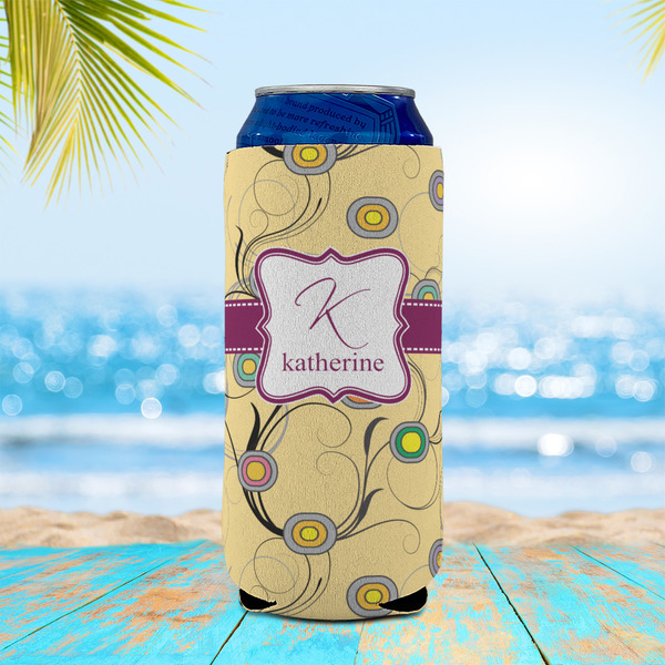 Ovals & Swirls 16oz Can Sleeve - LIFESTYLE