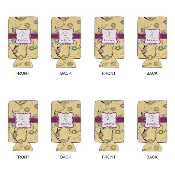 Ovals & Swirls 16oz Can Sleeve - Set of 4 - APPROVAL