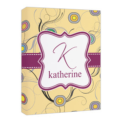 Ovals & Swirls Canvas Print - 16x20 (Personalized)