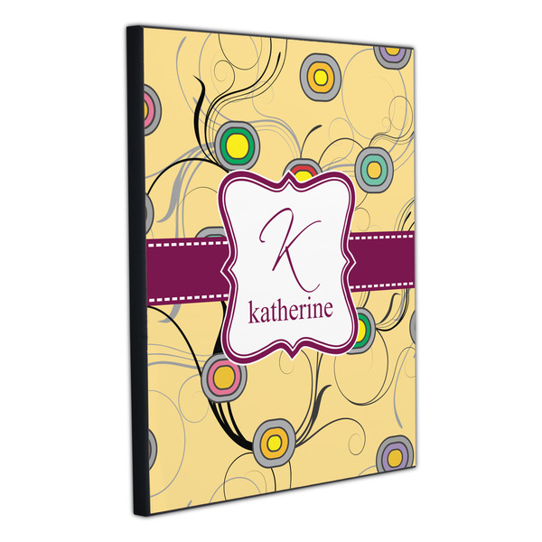 Ovals & Swirls 20x24 Wood Print - Angle View