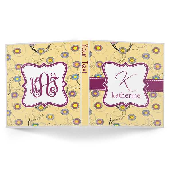 Ovals & Swirls 3-Ring Binder Approval- 1in