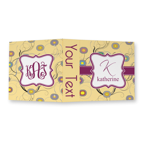 Ovals & Swirls 3 Ring Binders - Full Wrap - 2" - OPEN OUTSIDE