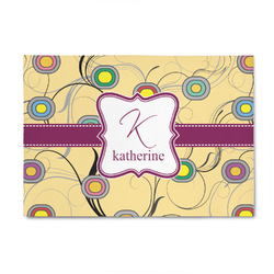 Ovals & Swirls 4' x 6' Patio Rug (Personalized)