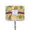 Ovals & Swirls 8" Drum Lampshade - ON STAND (Poly Film)