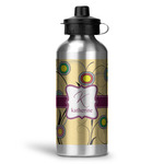 Ovals & Swirls Water Bottle - Aluminum - 20 oz (Personalized)