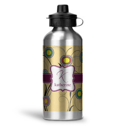 Ovals & Swirls Water Bottles - 20 oz - Aluminum (Personalized)