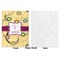 Ovals & Swirls Baby Blanket (Single Side - Printed Front, White Back)