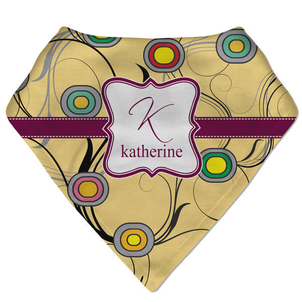 Custom Ovals & Swirls Bandana Bib (Personalized)