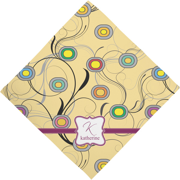 Ovals & Swirls Bandana - Full View