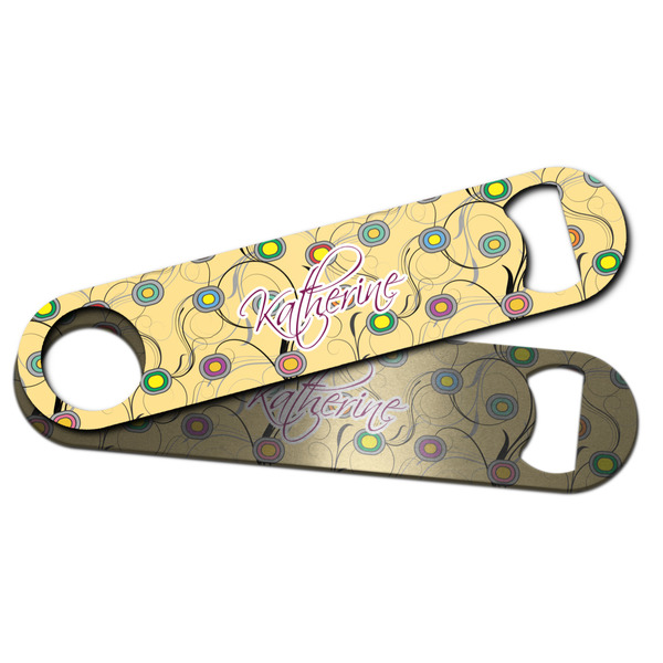 Ovals & Swirls Bar Bottle Opener - Main