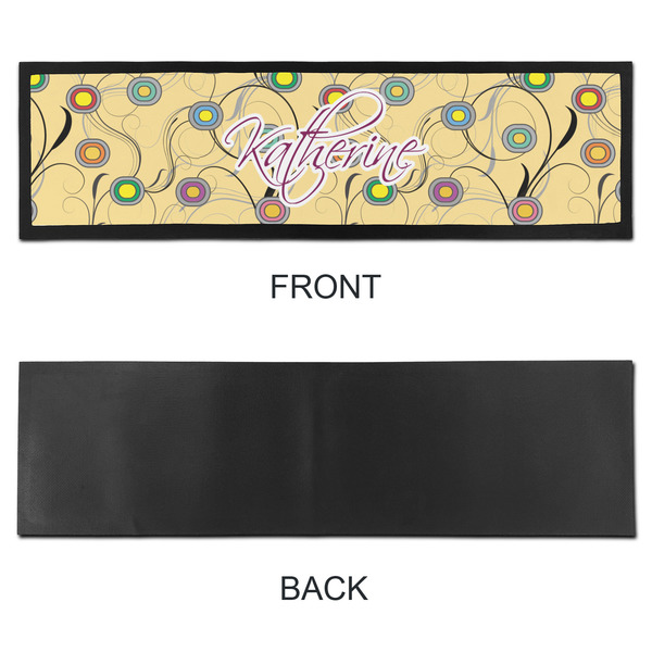 Ovals & Swirls Bar Mat - Large - APPROVAL