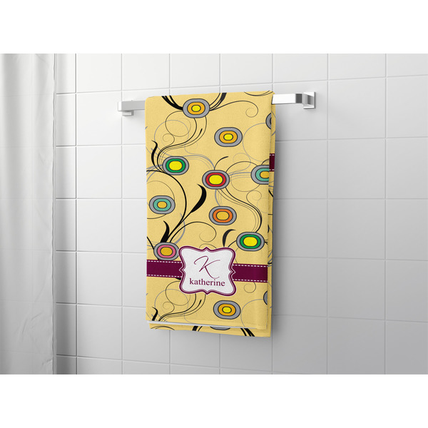 Ovals & Swirls Bath Towel - LIFESTYLE