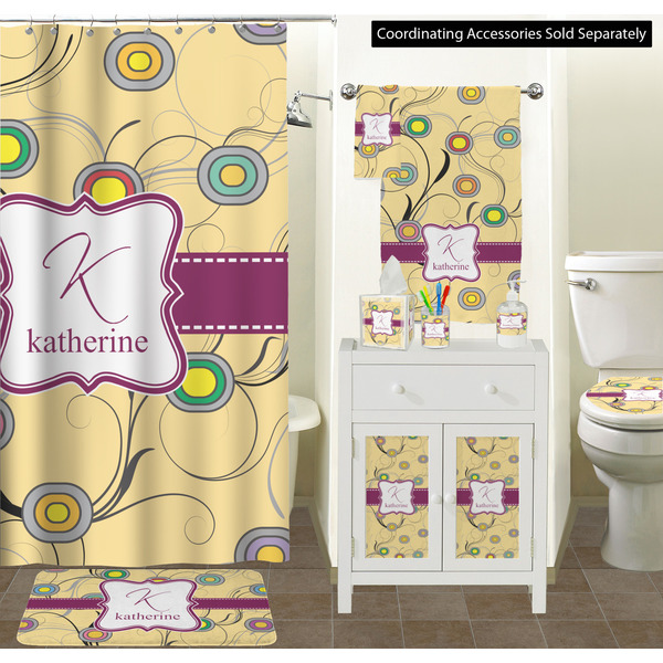 Ovals & Swirls Bathroom Scene