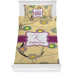 Ovals & Swirls Comforter Set - Twin XL (Personalized)