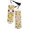Ovals & Swirls Bookmark with tassel - Front and Back