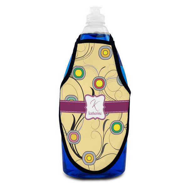 Ovals & Swirls Bottle Apron - Soap - FRONT