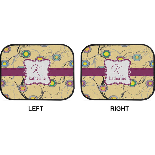 Ovals & Swirls Car Floor Mats (Back Seat) (Approval)