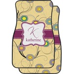 Ovals & Swirls Car Floor Mats (Personalized)