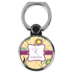 Ovals & Swirls Cell Phone Ring Stand & Holder (Personalized)