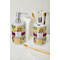 Ovals & Swirls Ceramic Bathroom Accessories - LIFESTYLE (toothbrush holder & soap dispenser)