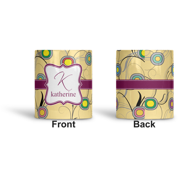 Ovals & Swirls Ceramic Pen Holder - Apvl