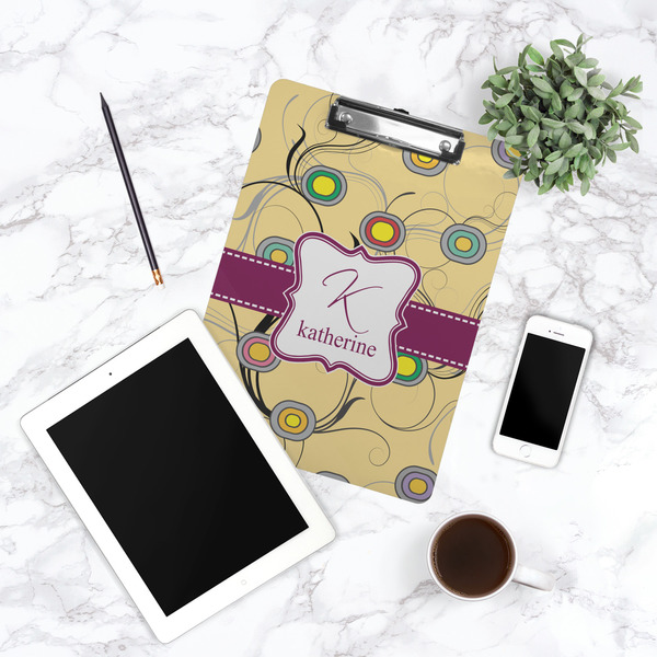 Ovals & Swirls Clipboard - Lifestyle Photo