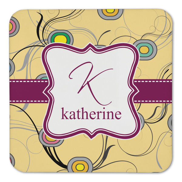 Ovals & Swirls Coaster Set - FRONT (one)