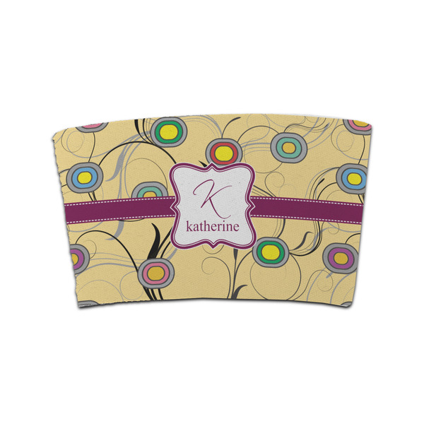 Custom Ovals & Swirls Coffee Cup Sleeve (Personalized)