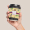 Ovals & Swirls Coffee Cup Sleeve - LIFESTYLE