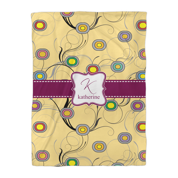 Ovals & Swirls Comforter - Twin XL - Front