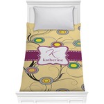 Ovals & Swirls Comforter - Twin (Personalized)