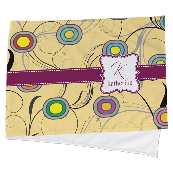 Custom Ovals & Swirls Cooling Towel (Personalized)