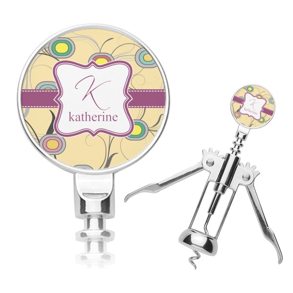 Custom Ovals & Swirls Corkscrew (Personalized)