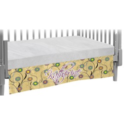 Ovals & Swirls Crib Skirt (Personalized)