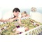 Ovals & Swirls Crib - Baby and Parents