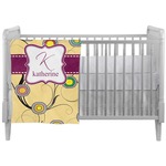 Ovals & Swirls Crib Comforter / Quilt (Personalized)