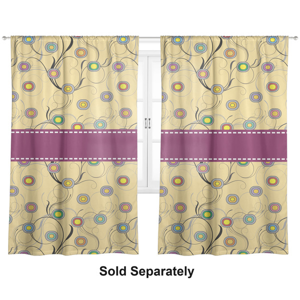 Ovals & Swirls Curtains Double