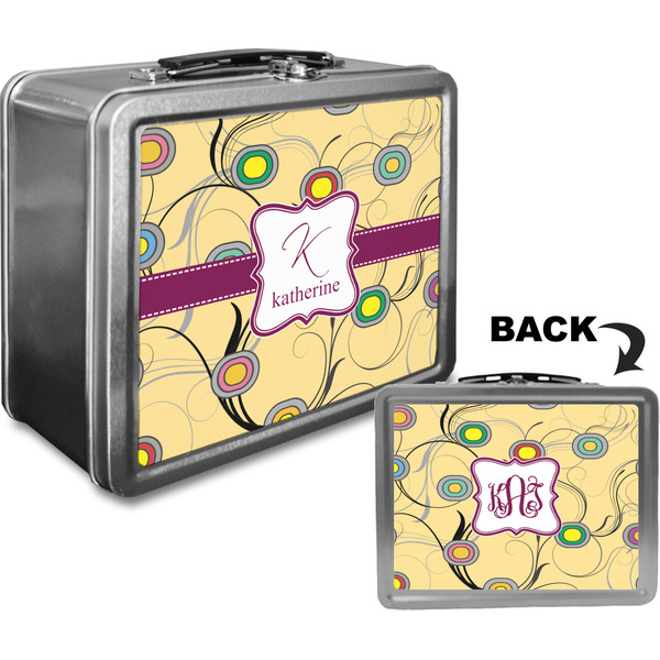 Ovals & Swirls Custom Lunch Box / Tin Approval
