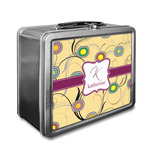 Ovals & Swirls Lunch Box w/ Name and Initial
